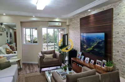 Apartamento à venda no edifício kaikoura- 134m² - 3 dormitórios (2 suítes) - sacada - 3 vagas - em são bernardo do campo