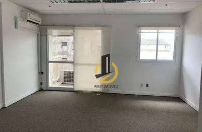 Sala comercial para locação no condomínio infinity trade center - 37m² - 1 banheiro - ar condicionado - sacada - 1 vaga - no ipiranga