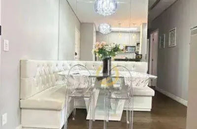 Apartamento à venda no condomínio helbor trilogy home - 77m² - 2 dormitórios (1 suíte) - varanda gourmet - 1 vaga - em são bernardo do campo