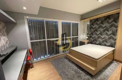 Apartamento studio para locação no condomínio vítreo klabin - 33m² - 1 suíte - sala - cozinha - 1 vaga - na vila mariana / são paulo