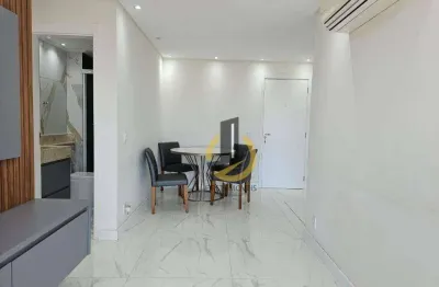 Apartamento à venda no condomínio living resort - 59m² - 2 dormitórios - varanda - cozinha com armários - ar condicionado - 1 vaga - no cambuci