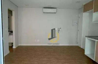 Apartamento para locação no edifício b103 - 42m² - 1 dormitório - sala – varanda envidraçada - 1 vaga – brooklin/sp