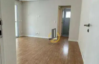 Apartamento para locação no edifício b103 - 42m² - 1 dormitório - sala – varanda envidraçada - 1 vaga – brooklin/sp