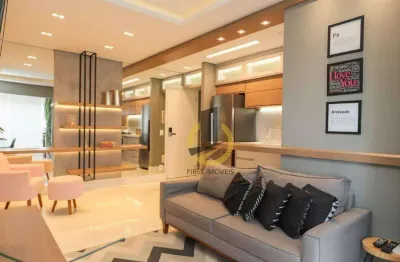 Apartamento para locação no condomínio unitá jardim prudência - 74m² - 2 dormitórios (1 suíte) - varanda gourmet - armários planejados - 1 vaga