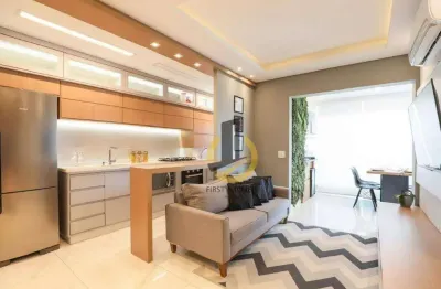 Apartamento para locação no condomínio unitá jardim prudência - 74m² - 2 dormitórios (1 suíte) - varanda gourmet - armários planejados - 1 vaga