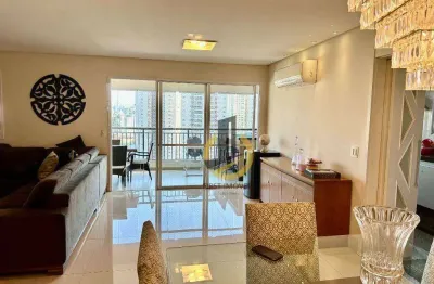 Apartamento para locação no condomínio auge home resort - 147m² - 3 suítes - varanda gourmet envidraçada - ar condicionado - 2 vagas - em sbc