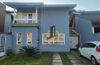 Sobrado à venda no condomínio são paulo ii - 310m² - 3 dormitórios (1 suíte ) - churrasqueira - piscina - banheira - 8 vagas - em cotia
