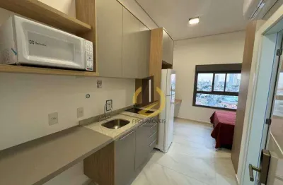 Apartamento studio para locação no condomínio haus mitre platô ipiranga – 20m² - armários planejados – geladeira – sem vaga
