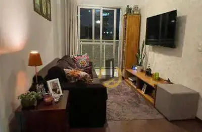 Apartamento para venda no edifício alessandra - 50m² - 2 dormitórios (1suíte) - sacada - 1 vaga