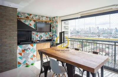 Apartamento à venda no condomínio sports village ipiranga - 94m² - 3 dormitórios (1 suíte) - varanda gourmet envidraçada - ar condicionado - 2 vagas