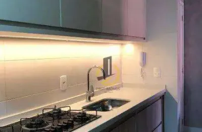 Apartamento à venda no Condomínio E Motion Residencial - 55m² - 2 dormitórios - varanda envidraçada - móveis planejados - 1 vaga - em SBC