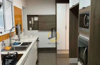 Apartamento para locação no Condomínio Auge Home Resort - 147m² - 3 suítes - varanda envidraçada com churrasqueira - 3 vagas - depósito - em SBC