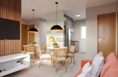 Village lar dallas - casa em condomínio fechado 48 m² com entrada parcelada em até 60x