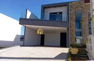 Condomínio villagio wanel - casa moderna à venda no condomínio villagio wanel - sorocaba/sp