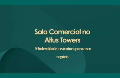 Ed. altus towers - sala comercial no ed. altus towers, no bairro vila lucy em sorocaba/sp