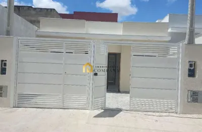 Casa térrea com 02 quartos no Jardim Santa Paula II na zona norte de Sorocaba-SP.