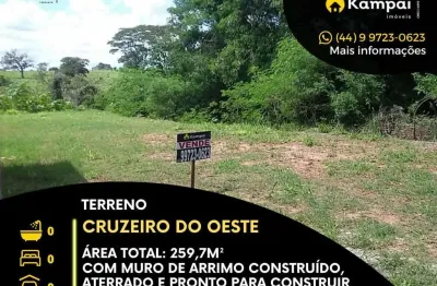 Terreno comercial à venda na rua ester tavares de souza, 341, parque sol nascente, cruzeiro do oeste por r$ 55.000