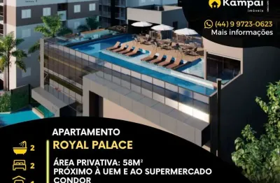 Apartamento com 2 quartos à venda na rua ernesto mariucci, 366, jardim aclimação, maringá, 58 m2 por r$ 457.381