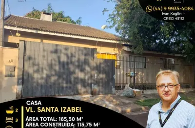 Casa com 3 quartos à venda na rua manoel tavares, 34, vila santa izabel, maringá, 115 m2 por r$ 500.000