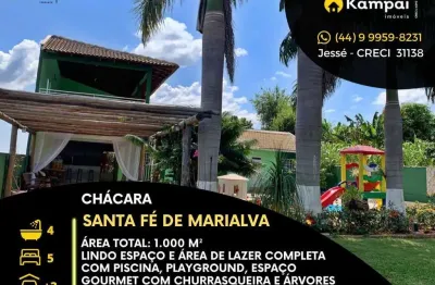Casa em condomínio fechado com 5 quartos à venda na Estrada Sarandi, Santa Fé do Pirapó, Marialva