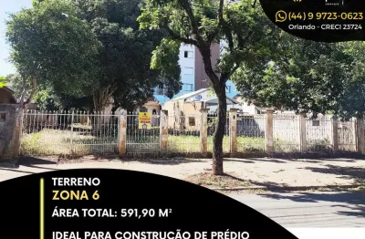 Terreno comercial à venda na rua machado de assis, 259, zona 06, maringá por r$ 1.200.000