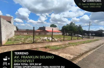 Terreno comercial à venda na Avenida Franklin Delano Roosevelt, Jardim São Francisco, Maringá