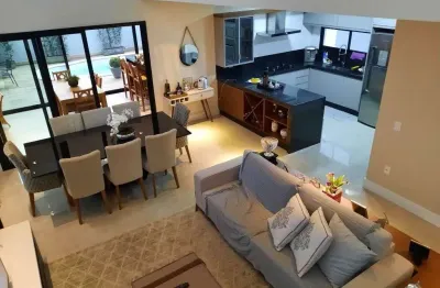Sobrado com 3 dormitórios à venda, 357 m² por r$ 2.500.000,00 - condomínio dona lucilla - indaiatuba/sp