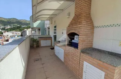 Cobertura linear à venda de 3 quartos, 169m² por r$800.000 no méier - rio de janeiro - rj