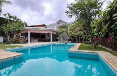 Casa para alugar de 6 suítes, 800m² em terreno de 1.000m² por r$ 24.500/mês - barra da tijuca - rio de janeiro/rj