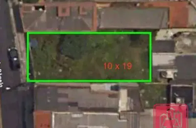 Terreno à venda, 190 m² por r$ 285.000,00 - baeta neves - são bernardo do campo/sp