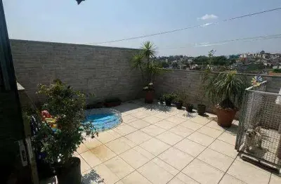 Cobertura com 2 dormitórios à venda, 96 m² por r$ 395.000,00 - jardim las vegas - santo andré/sp