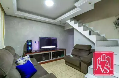 Sobrado com 3 dormitórios à venda, 75 m² por r$ 530.000,00 - cooperativa - são bernardo do campo/sp