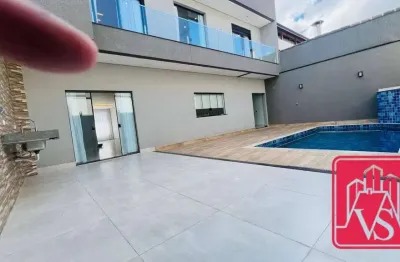 Sobrado com 4 dormitórios à venda, 346 m² por r$ 3.200.000,00 - parque dos pássaros - são bernardo do campo/sp