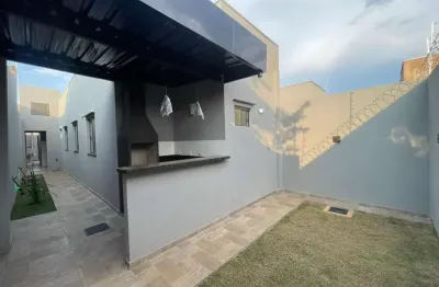 Casa para venda em campo grande, residencial aquarius i, 3 dormitórios, 1 suíte, 2 banheiros, 2 vagas