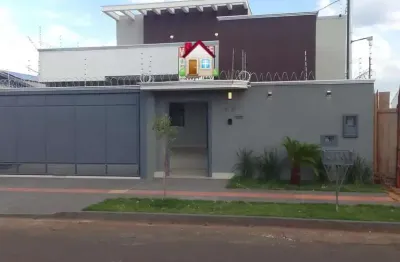 Casa para venda em campo grande, vila carlota, 4 dormitórios, 3 suítes, 4 banheiros, 3 vagas