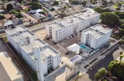 Apartamento para venda em campo grande, monte castelo, 2 dormitórios, 1 banheiro, 1 vaga