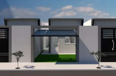 Casa para venda em campo grande, jardim aeroporto, 2 dormitórios, 1 banheiro, 1 vaga