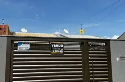 Casa para venda em campo grande, jardim presidente, 3 dormitórios, 1 banheiro, 1 vaga