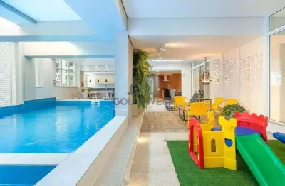 Apartamento com 3 suítes, no centro da cidade com laser completo e piscina coberta e aquecida.
