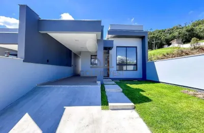Lançamento em condomínio fechado casa com 3 quartos (1 suite master) no centro da guabiruba