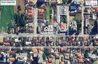 Terreno à venda no bairro santa rita - excelente localização e potencial para construção
