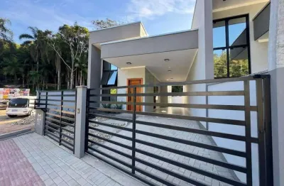 Casa para venda com 2 quartos e amplo terreno no bairro lageado baixo, guabiruba.