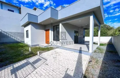 Casa moderna com 3 quartos (1 suíte) na guabiruba com negociação facilitada