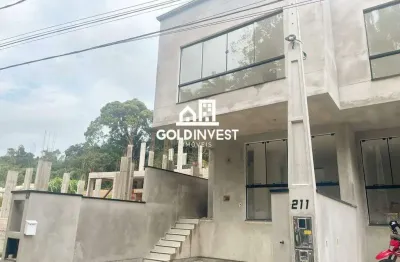 Casa com 2 suítes, 2 vagas de garagem, nova brasilia, brusque!