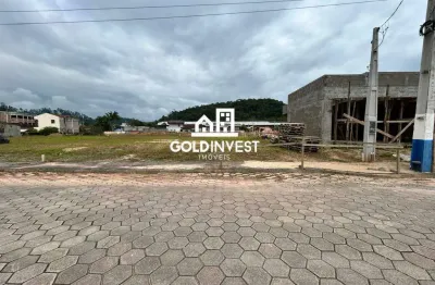 Terreno plano e documentado no bairro guabiruba sul