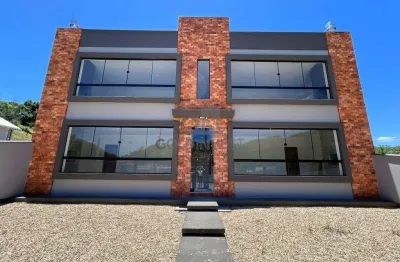 Apartamento com área externa e 2 quartos em guabiruba (financia minha casa minha vida)