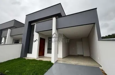 Casa com 1 suíte + 2 quartos e 2 vagas de garagem em guabiruba