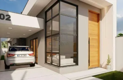 Casa na planta á venda com 1 suíte + 2 quartos no centro da guabiruba