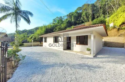 Casa solta no terreno á venda no bairro zantão em brusque