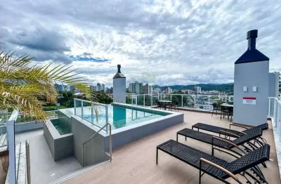 Apartamento novo com 3 quartos (1 suíte) no residencial las carreras no centro de brusque (entrada + 100x)